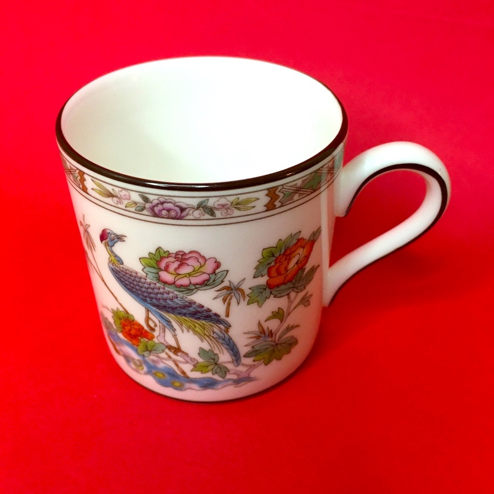 Wedgwood Kutani Crane Demitasse Cup